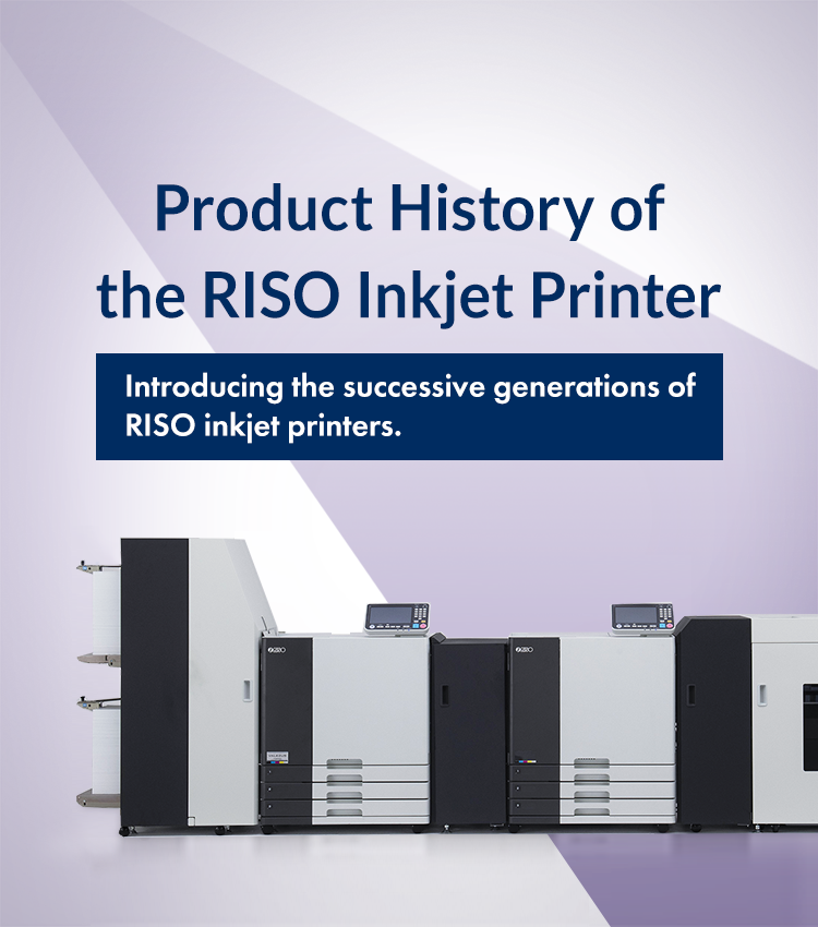 Product History of the RISO Inkjet Printer