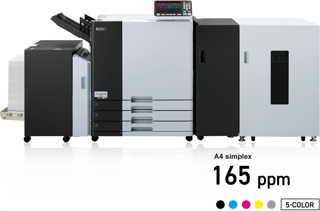 A4 simplex 165ppm 5-COLOR